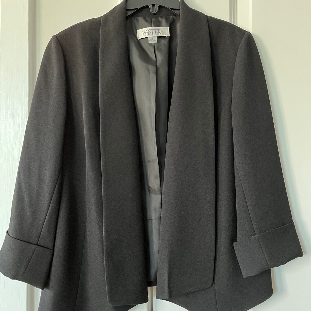 Kasper Black Blazer Size 4